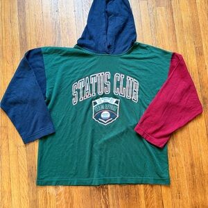 Vintage Multicolor Status Club Hoodie